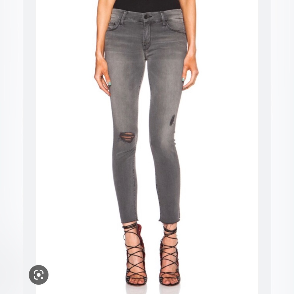 MOTHER Looker Ankle Fray
